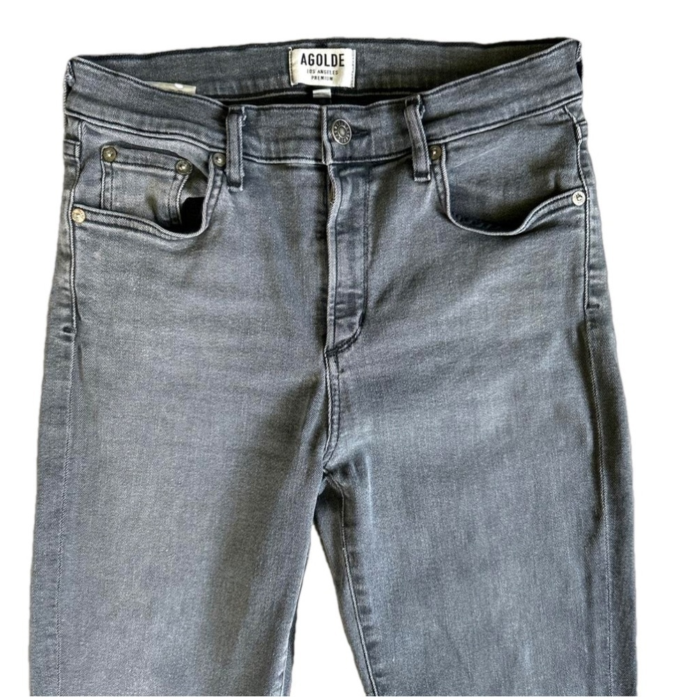 AGOLDE Sophie Crop Mid-Rise Slim Jeans Gray
Size 29 - Picture 3 of 10